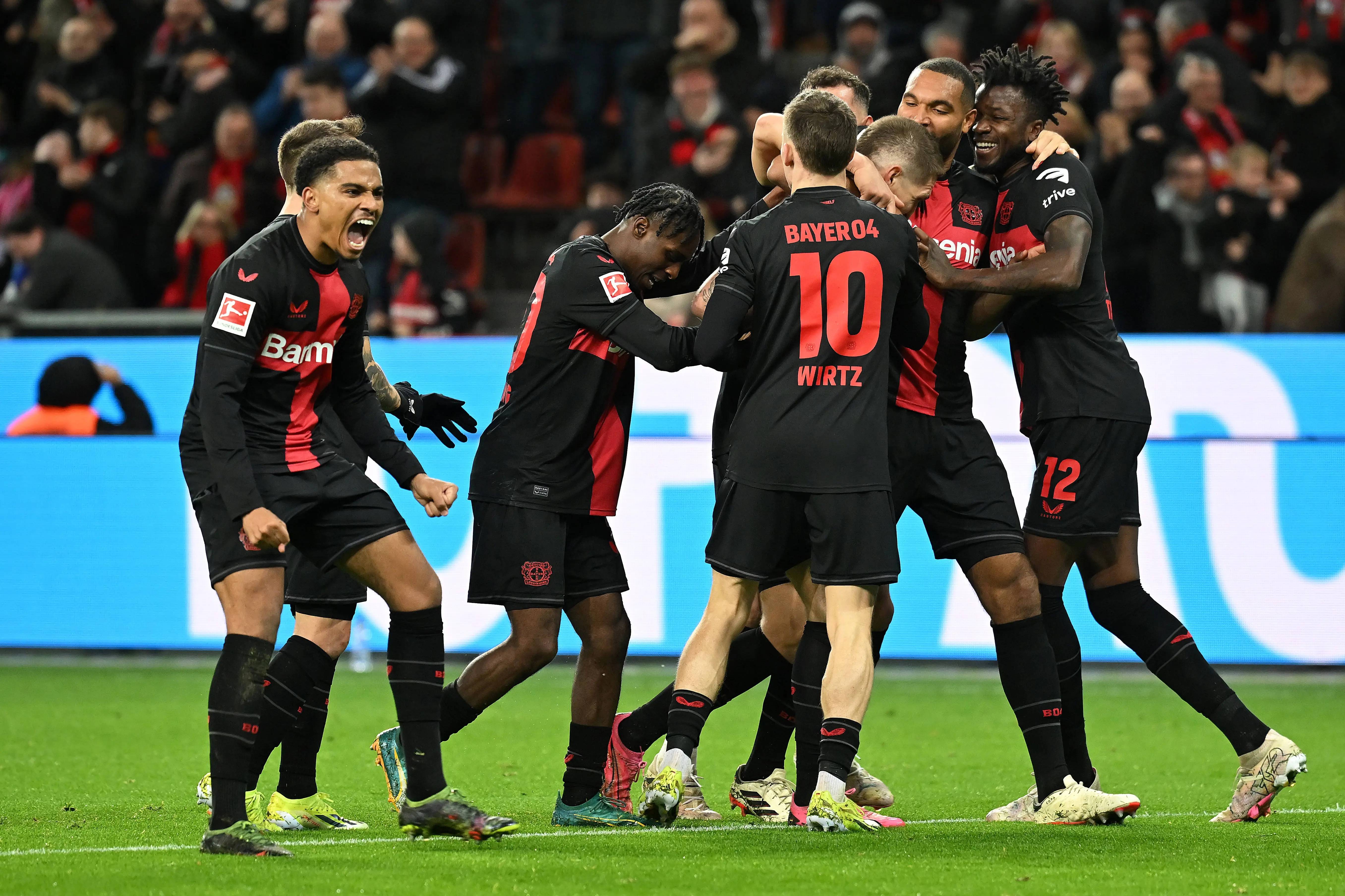 包含美国完胜勒沃库森，凯恩统治全场的词条